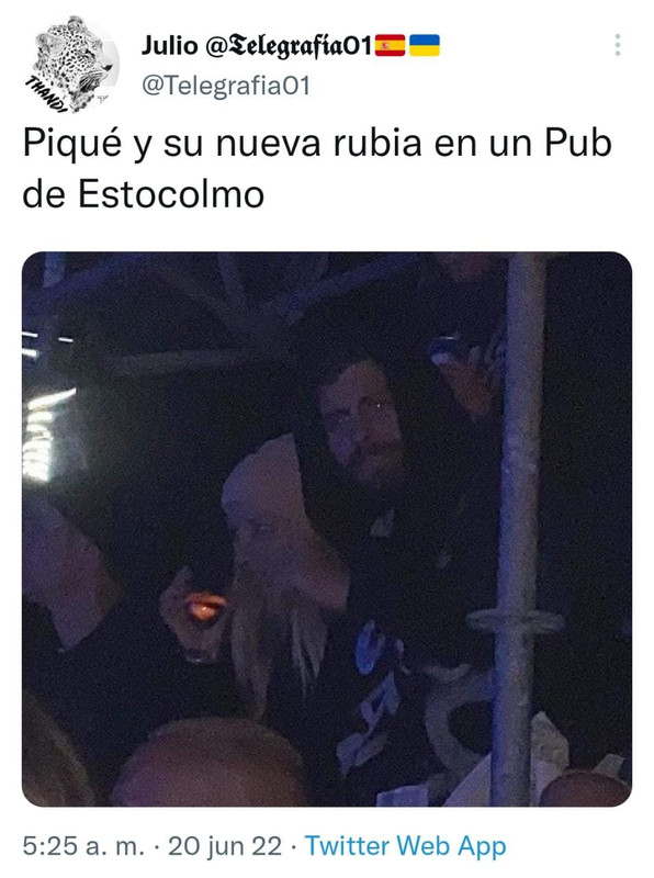 Piqué presume a su nueva novia en un antro ¿Más guapa que Shakira?