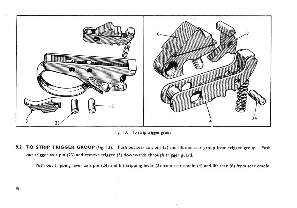 Sterling sub-machine gun user handbook 18