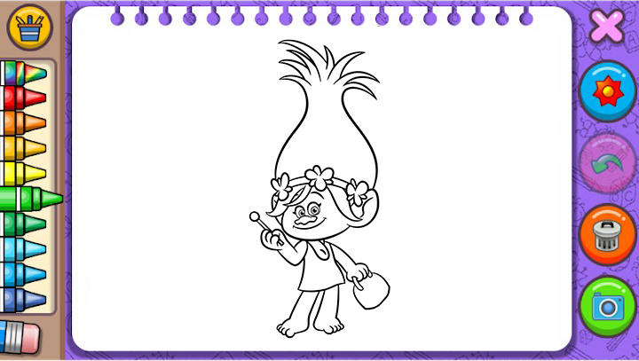 Download Trolls Coloring Book APK