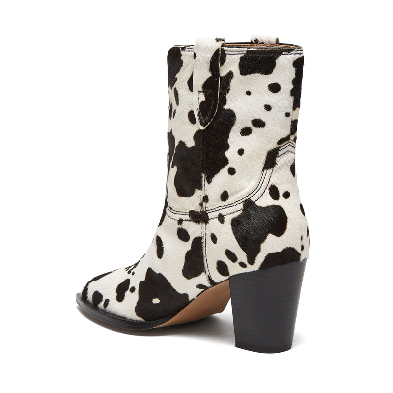 IVETTE BLACK WHITE PONY HAIR 04 81118