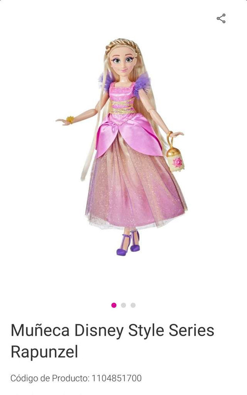 Liverpool Disney Style Series Rapunzel Mueca
