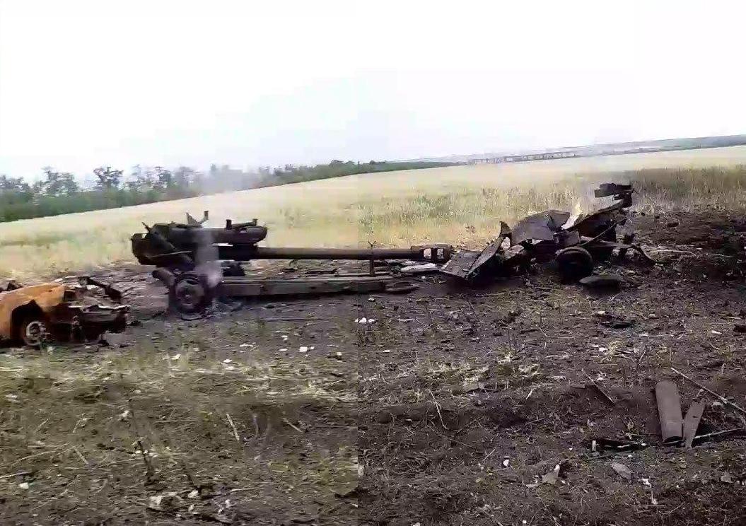 1000 2A18 D-30 howitzer destr 24 06 25