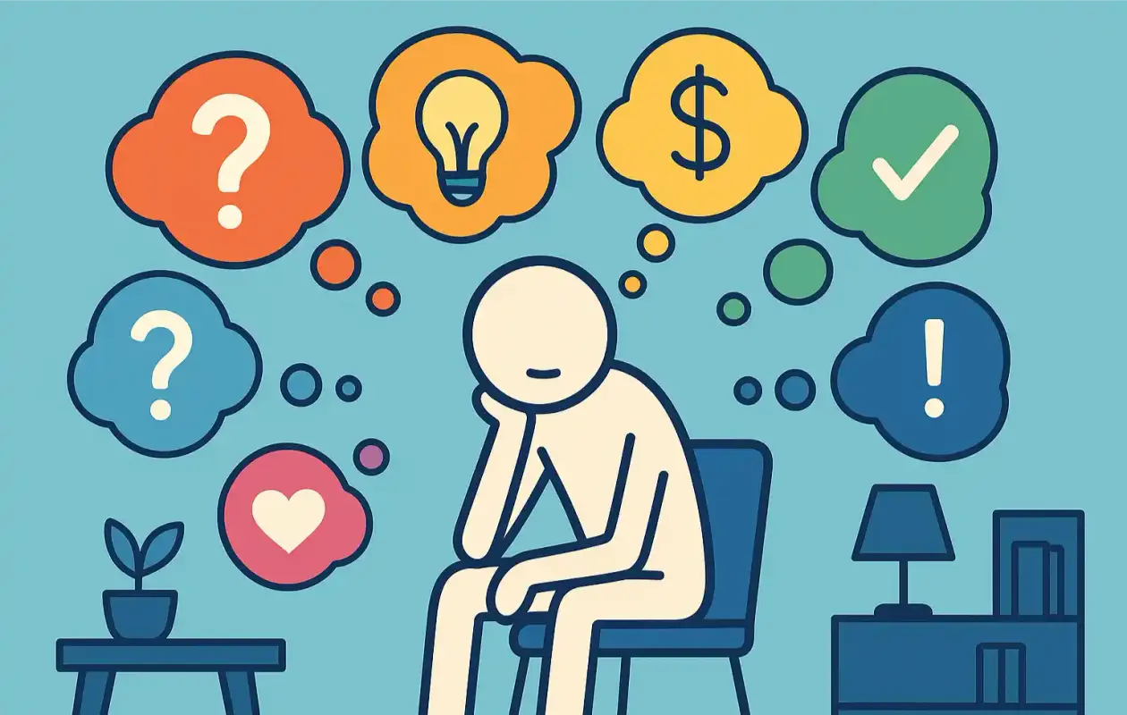 كيفية التخلص من التفكير الزائد والقلق المستمر