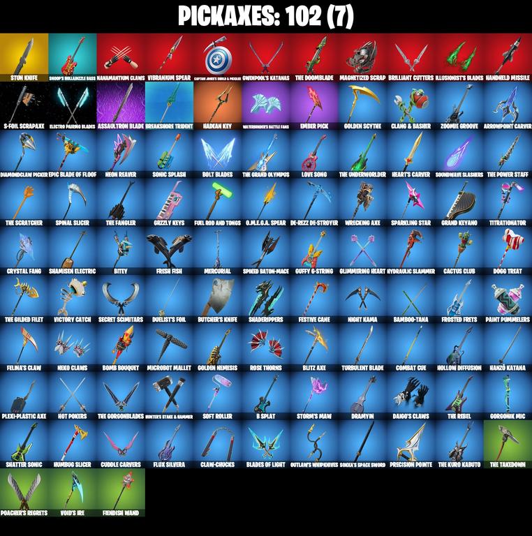 pickaxes comp