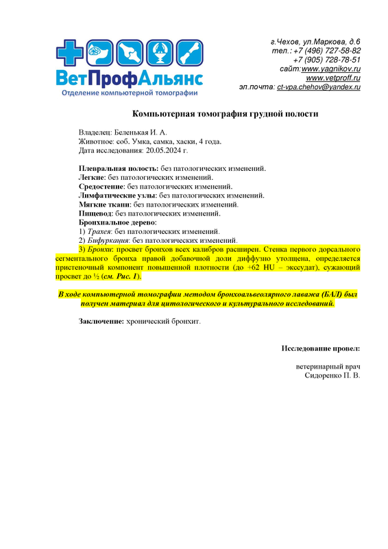 Беленькая И. А. соб УМКА