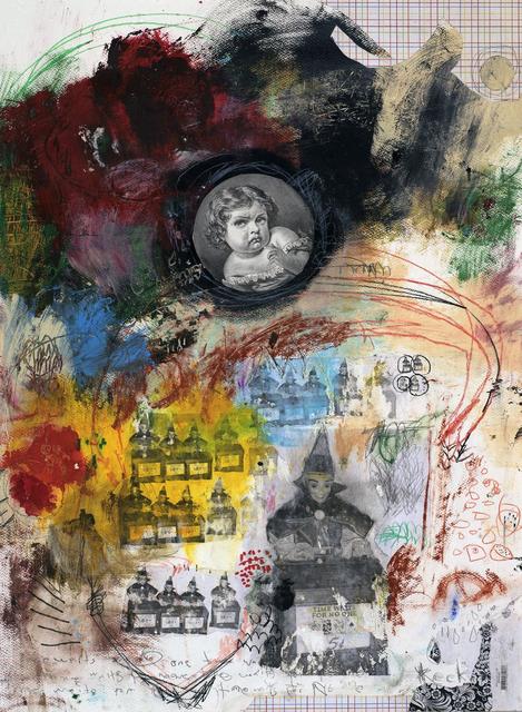 A Mixed Media Canvas - No Drawing Required!