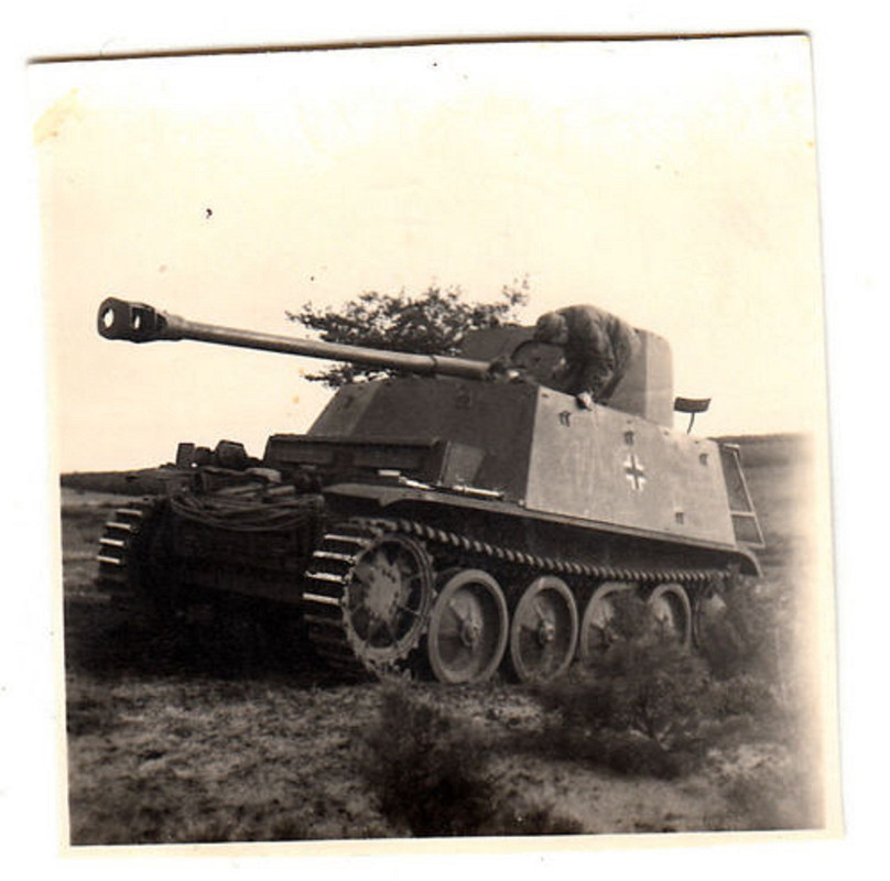 Orig. Foto Panzer Selbstfahrlafette 1 für 7,62 c