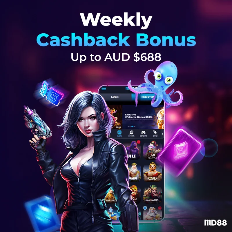 AUD688 Weekly Cashback Bonus ##We are with you! Claim your cashback bonus up to AUD688 as extra margin!