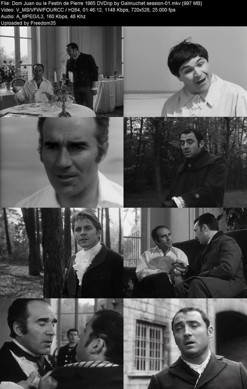 Dom Juan Ou Le Festin De Pierre Téléfilm 1965 Dom Juan (1965) | Download from Rapidgator or 1Fichier