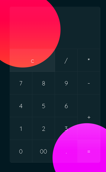 Advanced Calculator UI preview