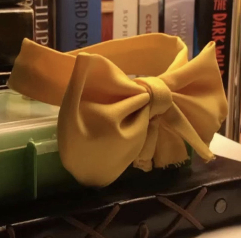image of a yellow bowtie