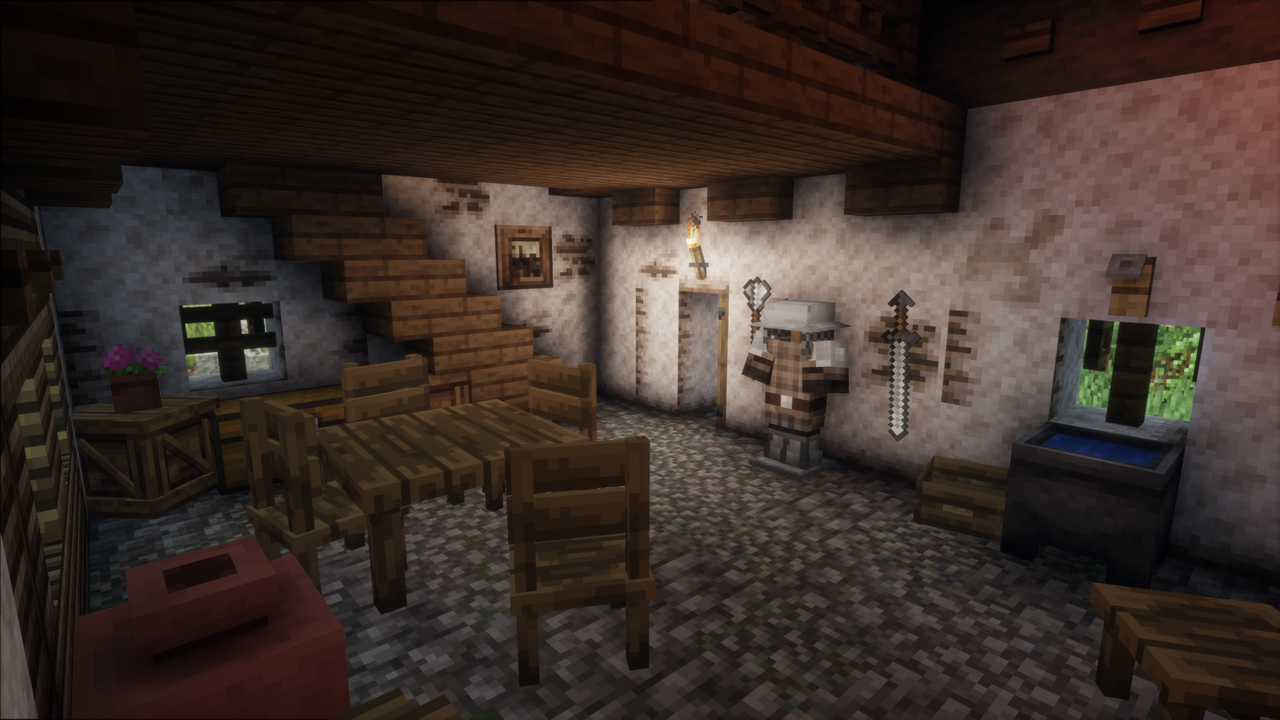 Karlov Townhouse - Realistic Medieval Building | Medieval Unlimited Server Minecraft Map