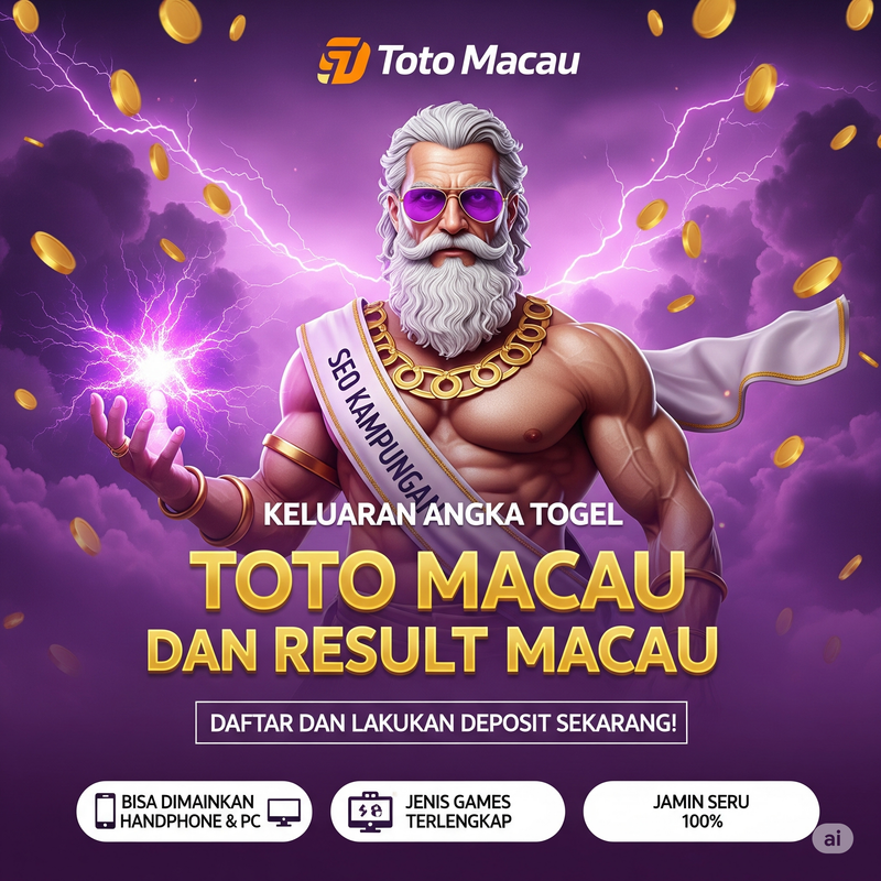 Toto Macau: Pengeluaran Macau Hari Ini, Keluaran Macau, Result Togel Macau, Live Draw Macau Pools