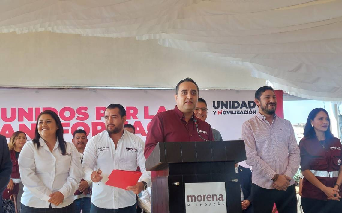 En Michoacán promotores de Marcelo cierran filas con Claudia Sheinbaum