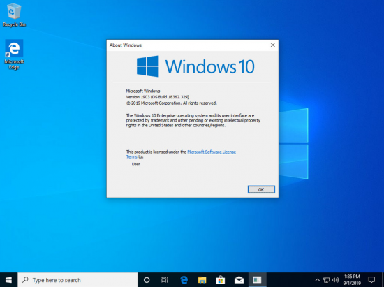 th m MC6c8i Ozz B8 OAJytb PTm SLCn9 Z2 Fb J2 - Windows 10 X64 19H1 Version 1903 Build 18362.329 10in1 OEM ESD en-US August 30, 2019
