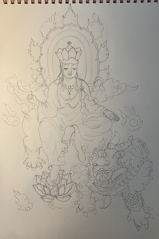 02 Ve Tranh Dia Tang Bo Tat (1)