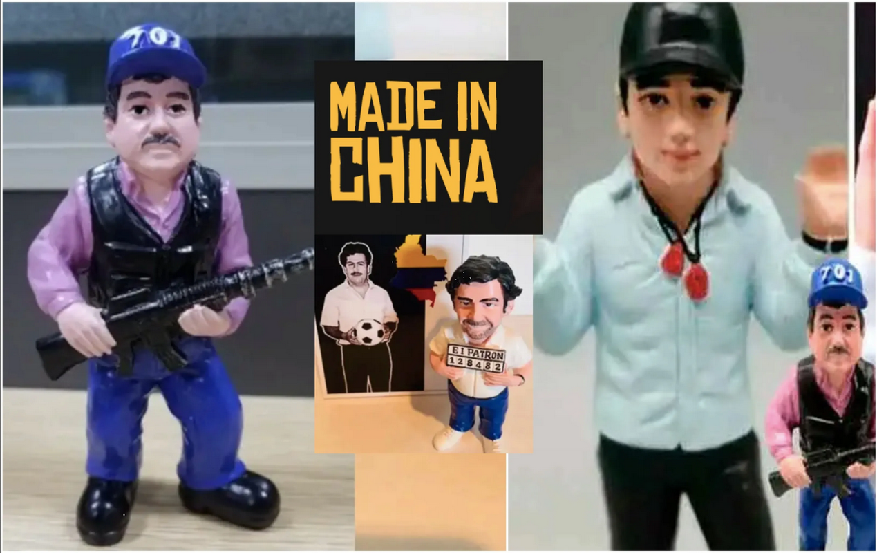 China fabrica muñecos de “El Chapo” y “El Ratón”, cuestan menos de 2 mil pesos