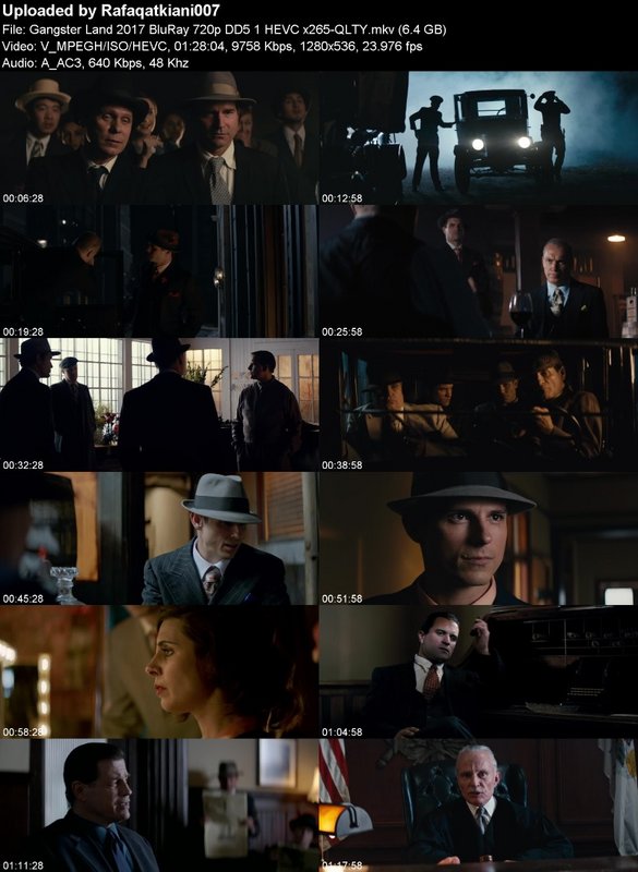Gangster Land 2017 BluRay 720p DD5 1 HEVC x265-QLTY