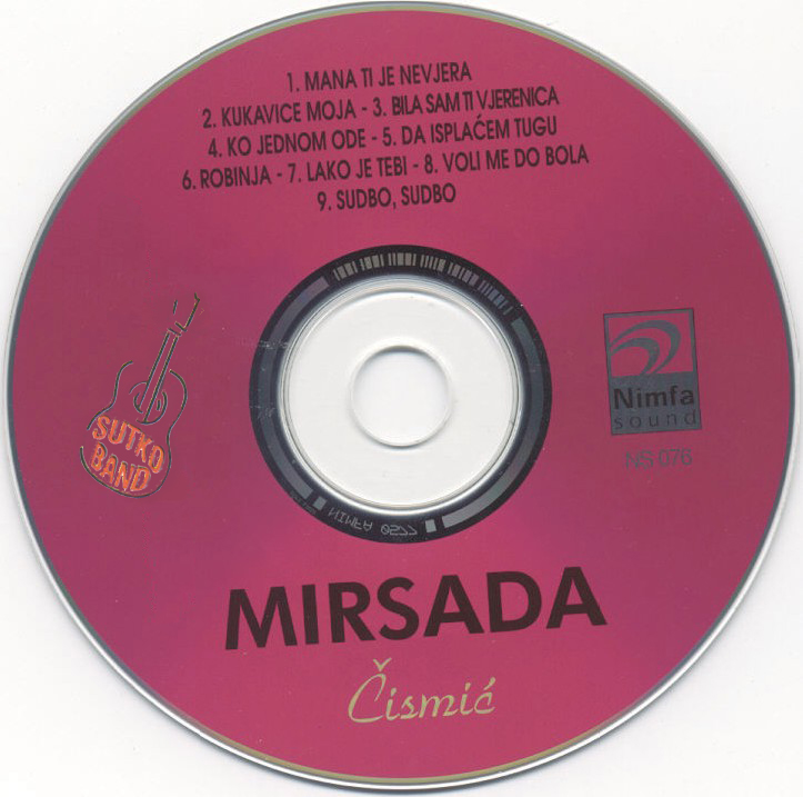 Mirsada Cizmic - Mana Ti Je Nevjera - CD