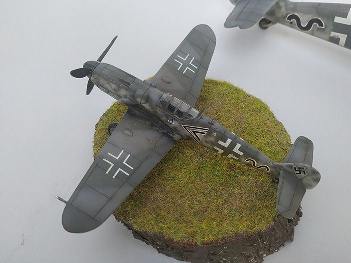 Bf-109G-6 Kirschner, Trumpeter1/32 i Mistercraft 1/72 IMG-20210707-195921