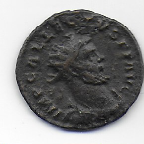 Antoniniano de Allecto. PAX AVG. Pax estante a izq. Londinium. Alectius-1