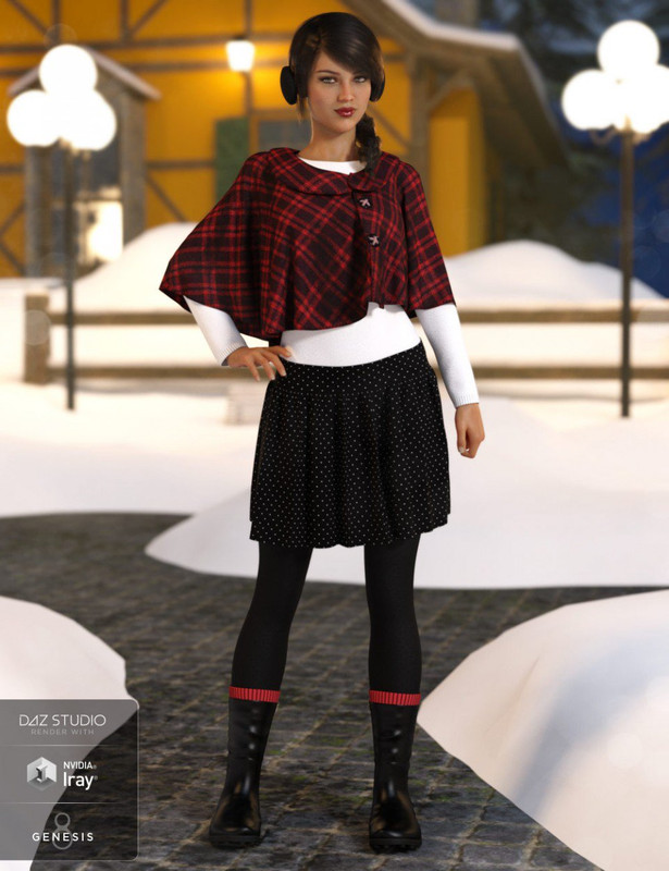 dForce Wonderland Outfit for Genesis 8 Female(s) dForce Wonderland Outfit for Genesis 8 Female(s)