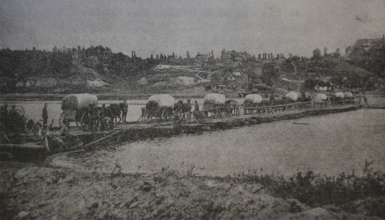 Most w Ostrolece w 1915