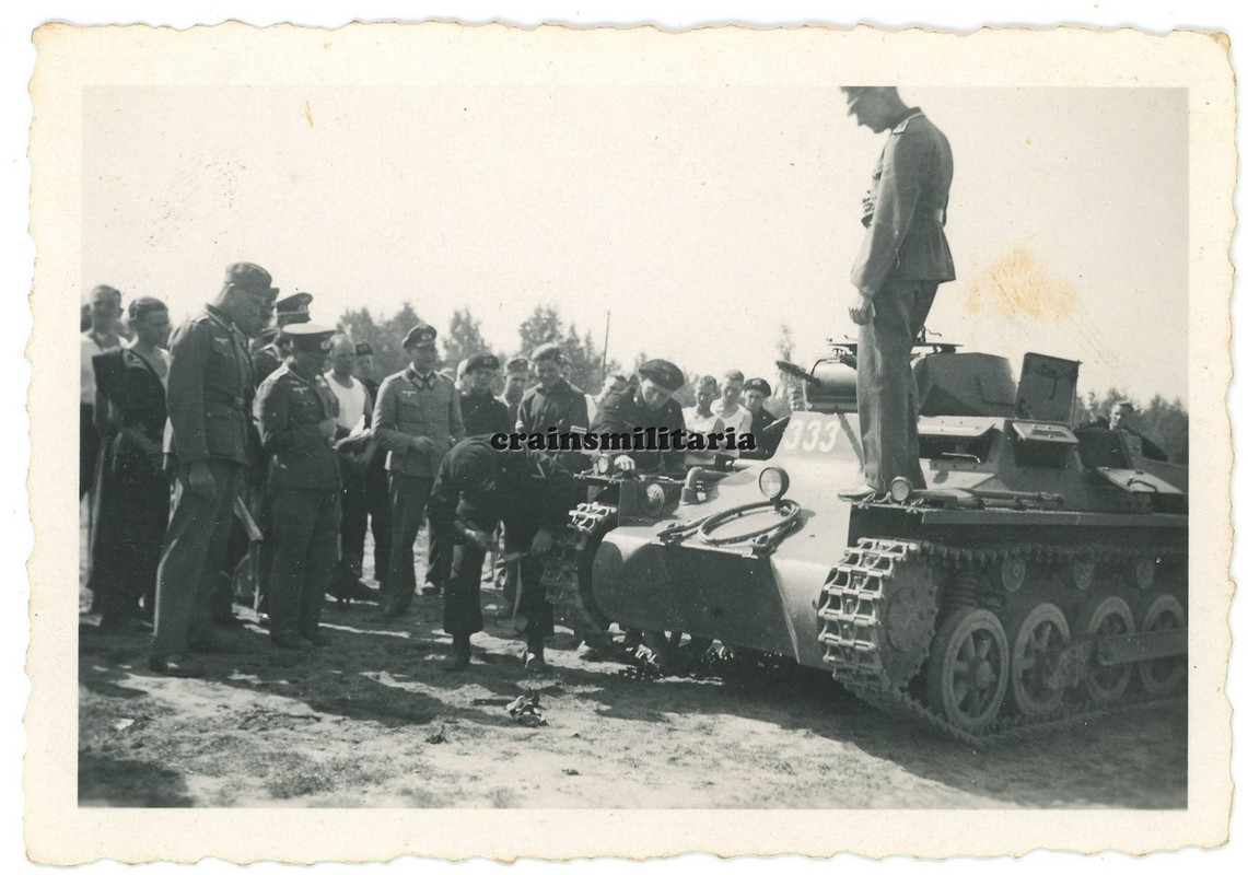 Orig. Foto Panzer I Tank des Pz.Rgt.2 in EISENACH Thüringen Panzermann