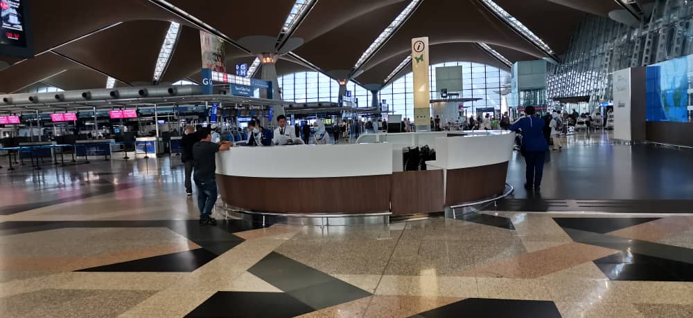 Fotofoto Bandara Kuala Lumpur Pasca Kebijakan 'Lockdown' Malaysia