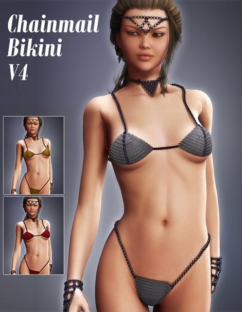 Chainmail Bikini for V4