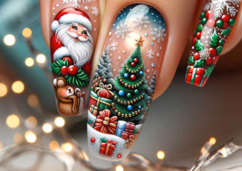  Ideas for Christmas Nail Art 