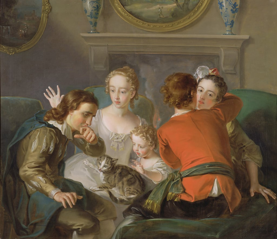 Philippe-Mercier-The-Sense-of-Touch-c1744-47-oil-on-canvas-see-also-129301-129302-Meister-Dr
