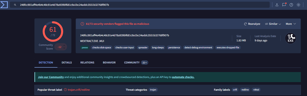 Step 1.1 Screenshot