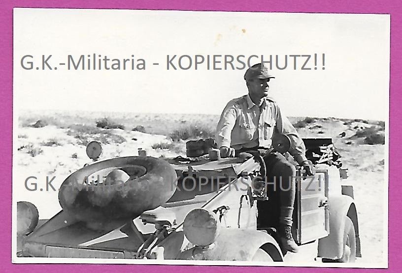 Wehrmacht Afrikakorps VW Kübelwagen DAK Ballonreifen Wüste 2.WK