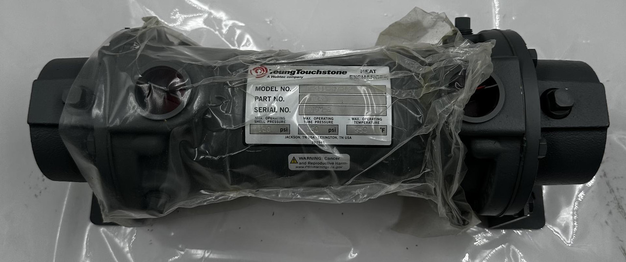 YOUNG TOUCHSTONE F-301-HY-1P 307681 HEAT EXCHANGER 150/150 PSI 350 DEG F