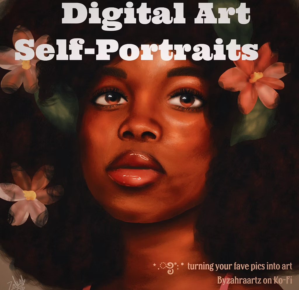 Digital Art Self-Portrait