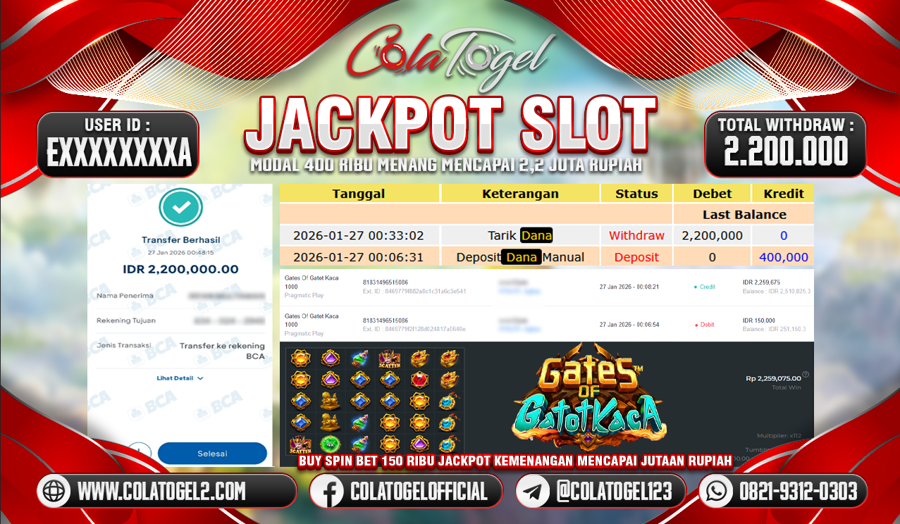 JACKPOT SLOT GACOR!!