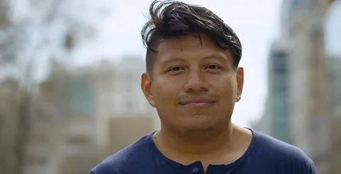 hispanic-mexican-man-city-smile-footage-