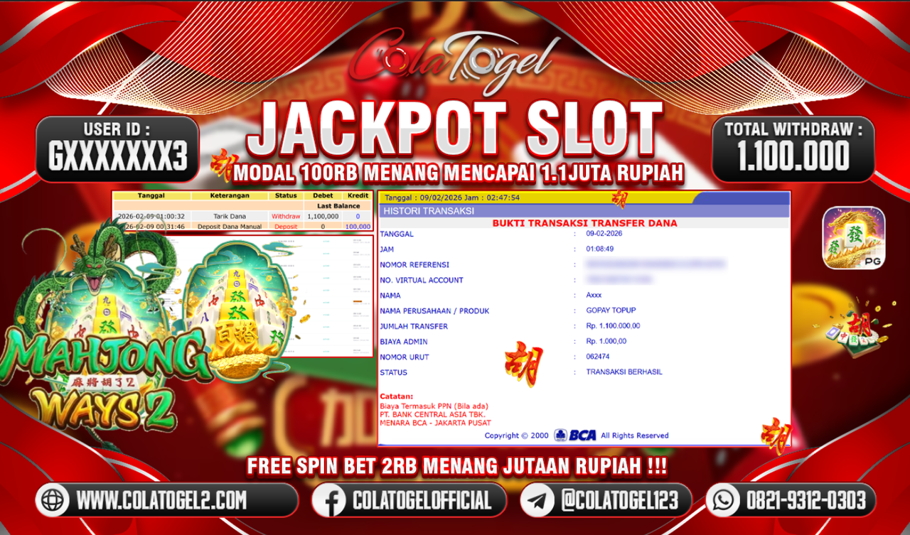 JACKPOT SLOT GACORR!!