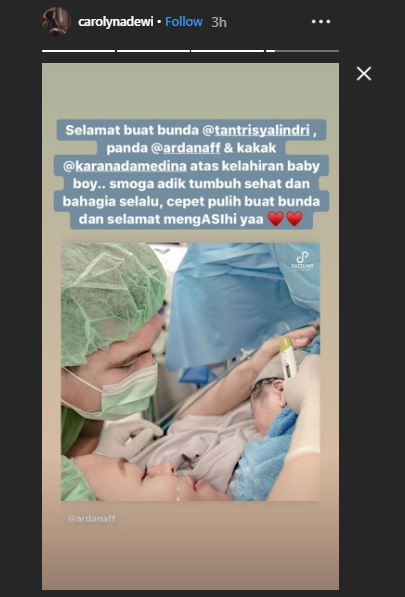 Tantri Kotak Melahirkan Anak Kedua