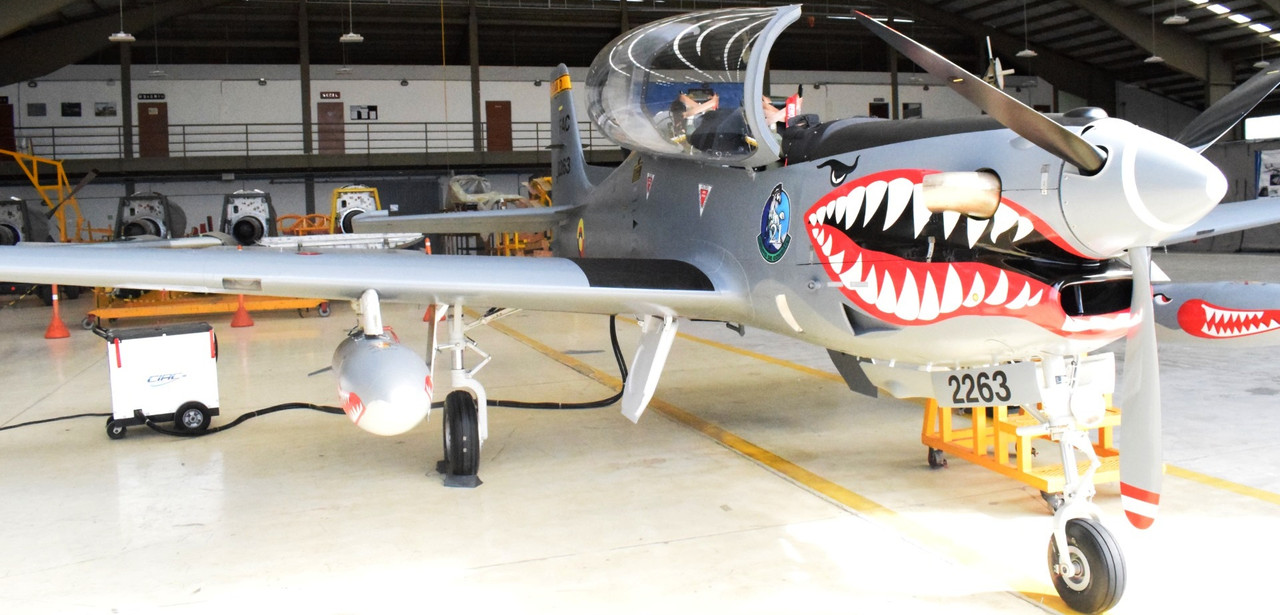 La CIAC moderniza los aviones AT-27 Tucano de la Fuerza Aérea Colombiana