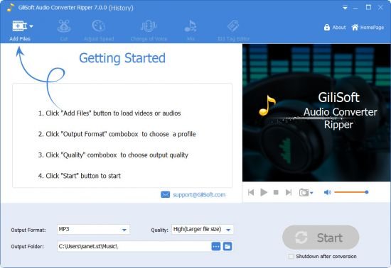 GiliSoft Audio Converter Ripper 9.2