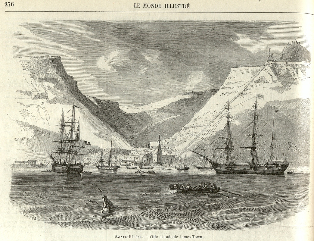 [GÉNÉRIQUE] Ce jour là...  - Page 5 Sainte-H-l-ne-rade-de-James-Town-1858