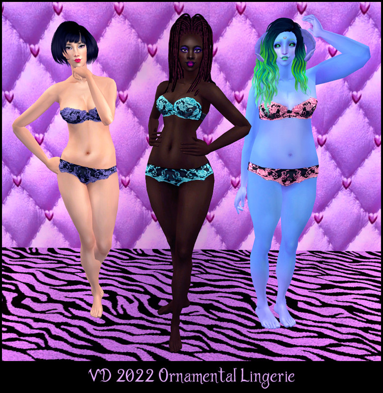 Ornamental lingerie preview