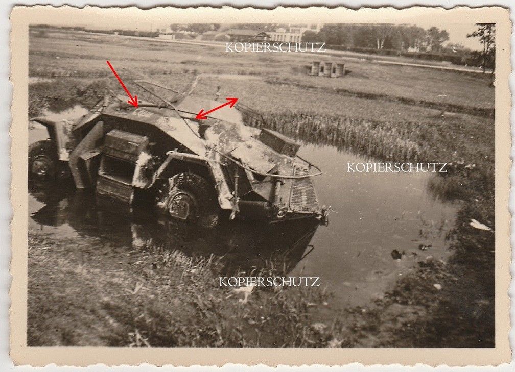 SPÄHWAGEN SDKFZ. 223 NAMENSZUG CÄSAR DESTROY POLENFELDZUG