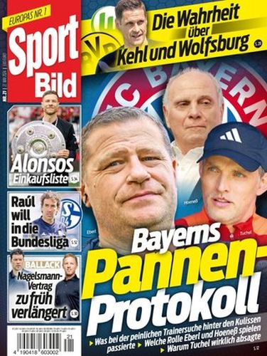 Cover: Sport Bild Magazin No 21 vom 22  Mai 2024