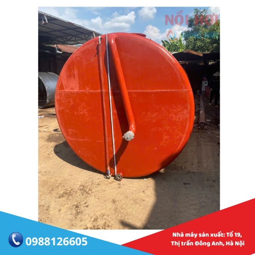 bồn thép chứa dầu 14m3