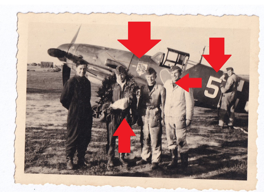 Foto,ME 109,Jagdgeschwader 54,Staffelabzeichen,Mailing,Kennung,Tarn,JG 76,Jäger__Rk Träger Max Stotz