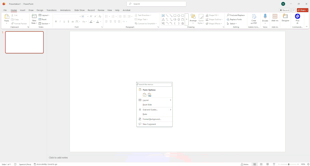 Enabling grid and guides demonstration