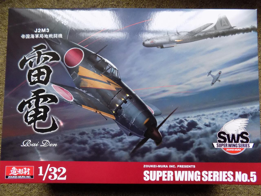 Zoukei Mura 1/32 Mitsubishi J2M3 Raiden 'Jack' - Work in Progress